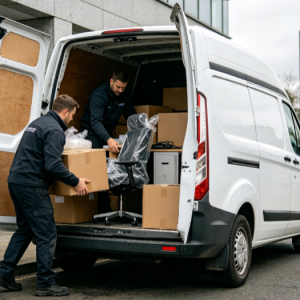 Small Office Move (2 People + Medium Van)